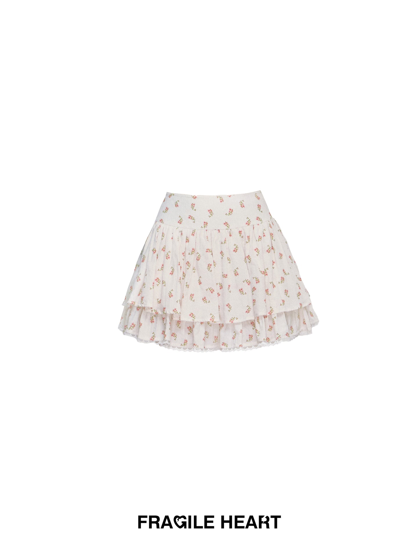 Floral Off-Shoulder Tie-Front Top & Matching Skirt