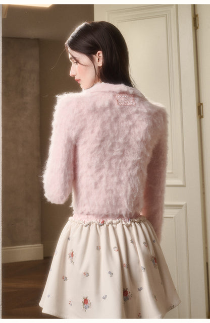 Fluffy Layered Skirt With Pintuck Detail