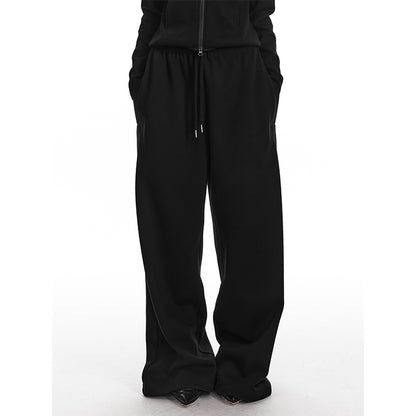 Full Length Fleece Lined Wide-Leg Pants