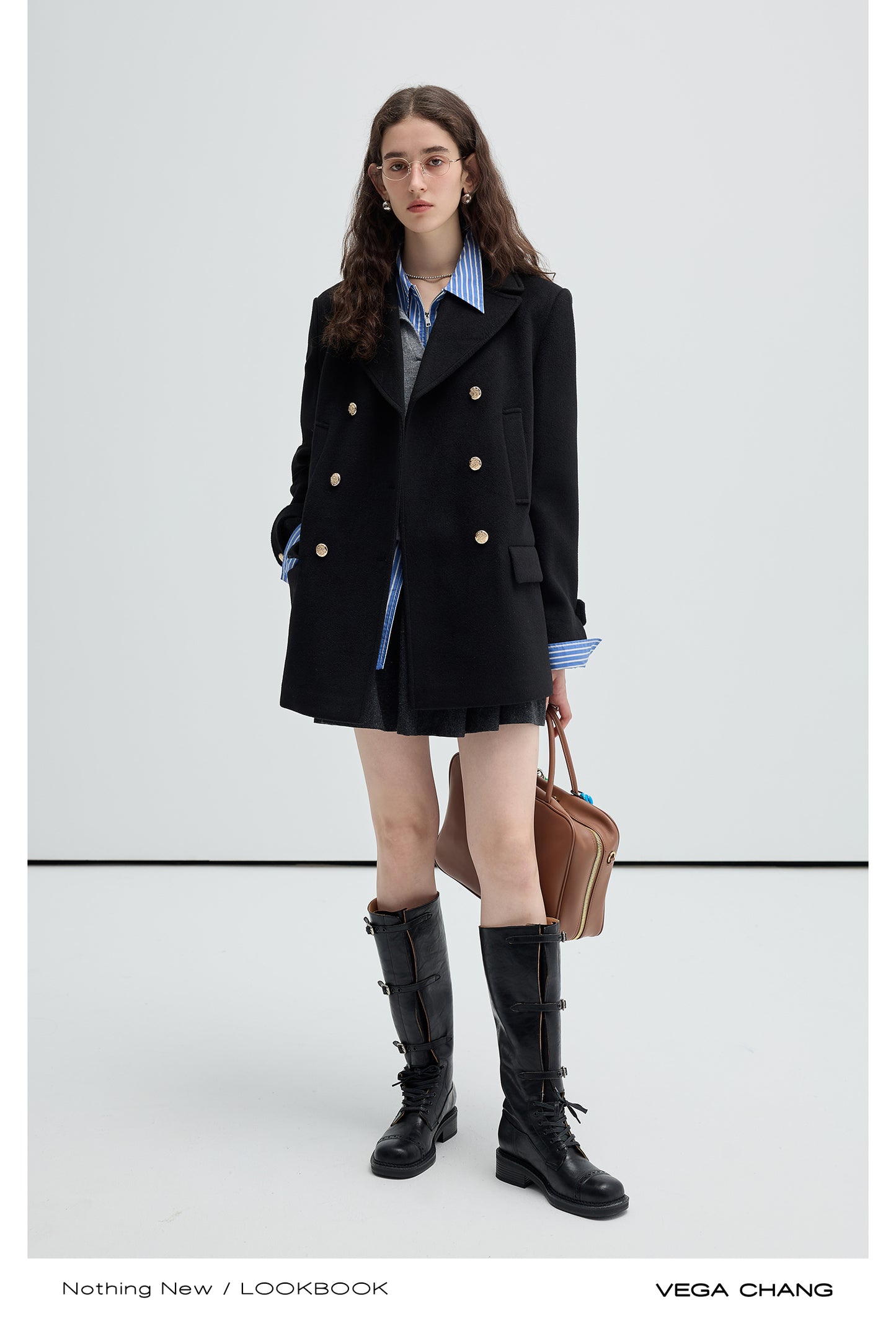 Timeless Double-Breasted Pea Coat In Two Lengths