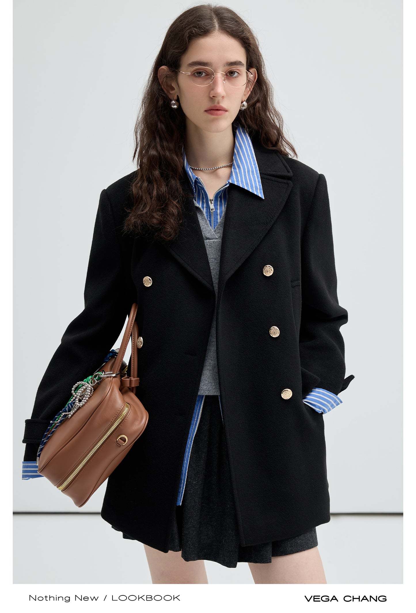 Timeless Double-Breasted Pea Coat In Two Lengths