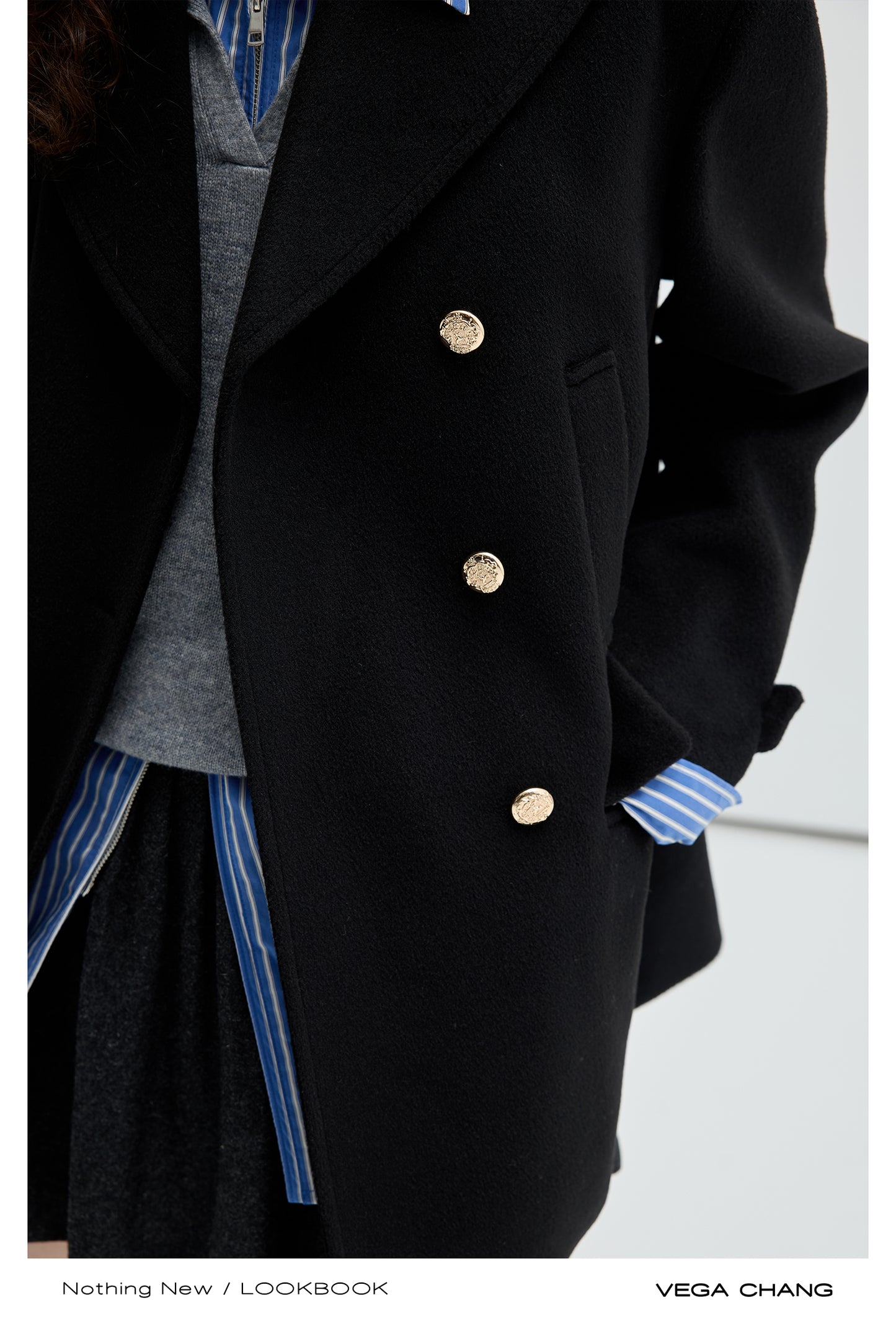 Timeless Double-Breasted Pea Coat In Two Lengths