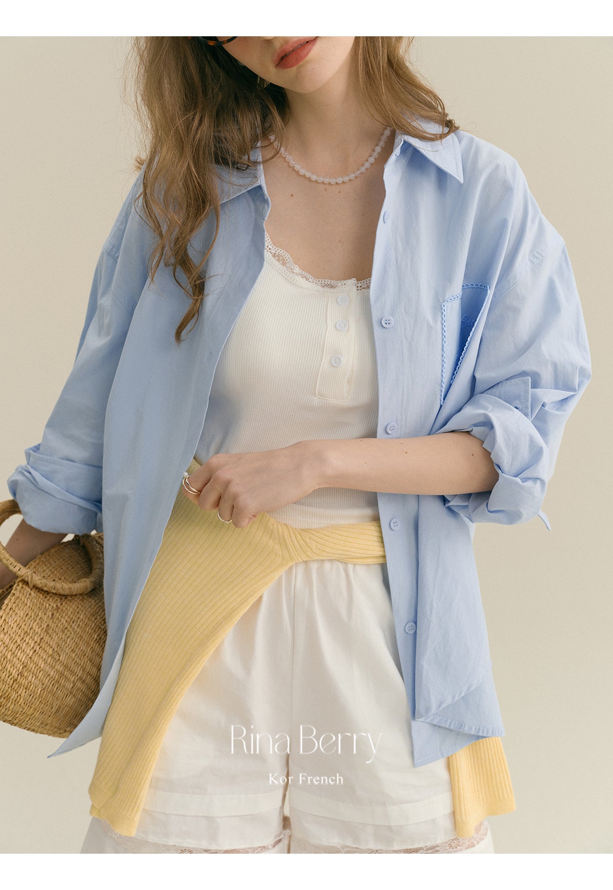 Cotton Shirt With Embroidered Patch