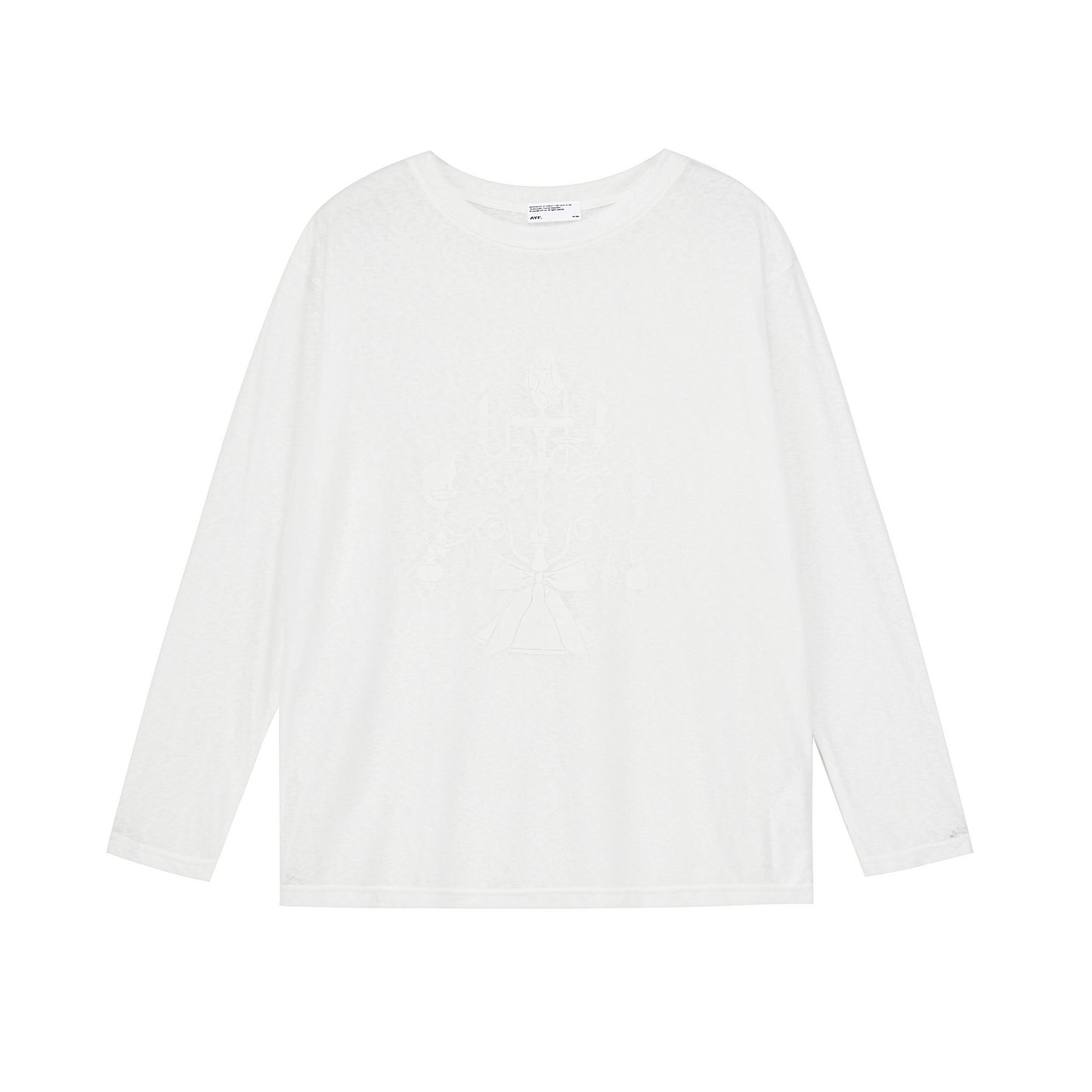 Oversized Printed Sheer T-Shirt