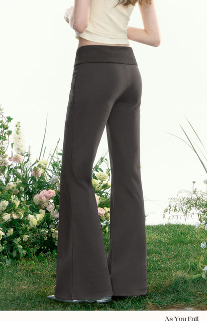 Drawstring Flared Sweatpants
