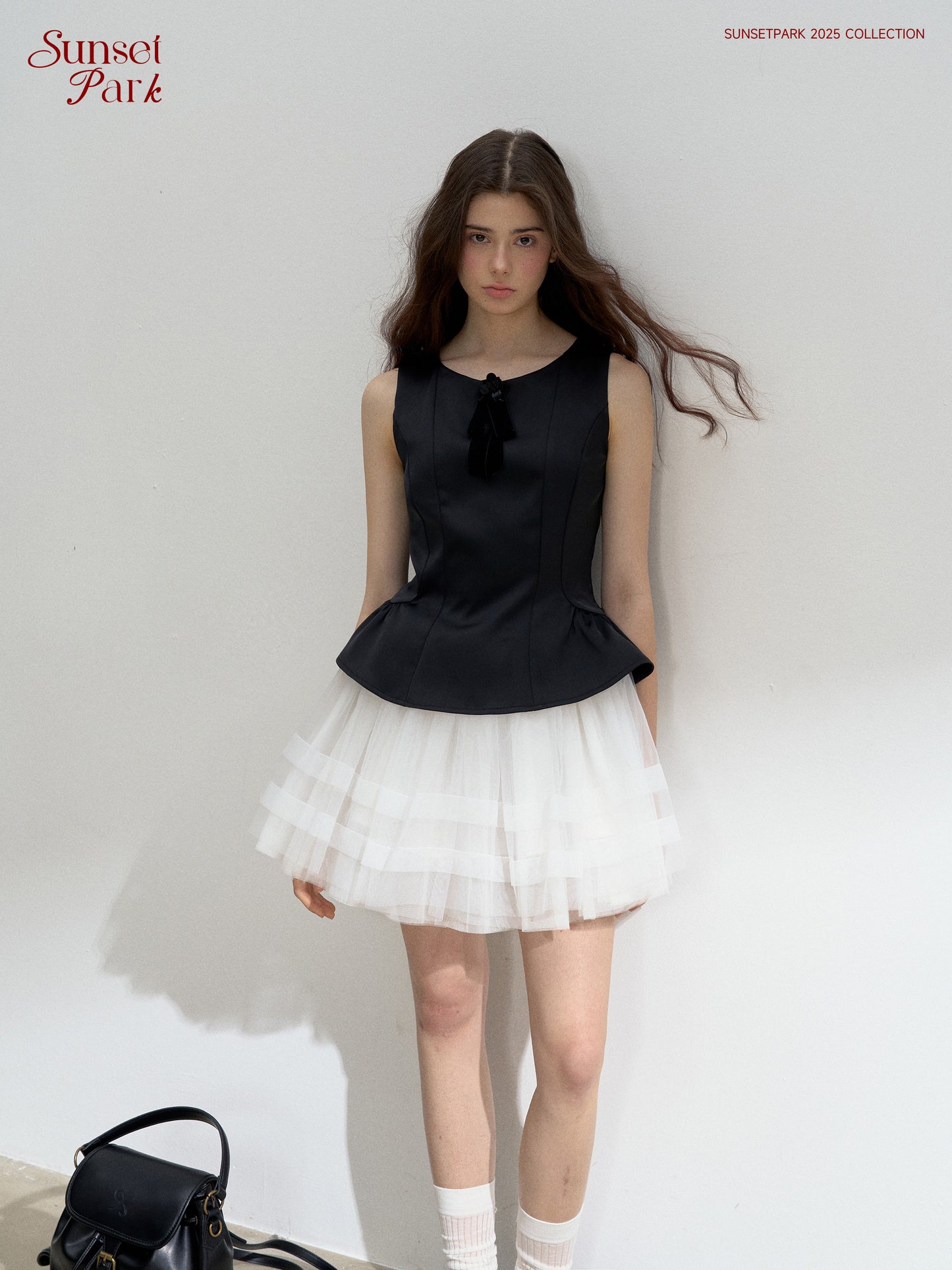 Sleeveless Faux Two-Piece Tutu Dress