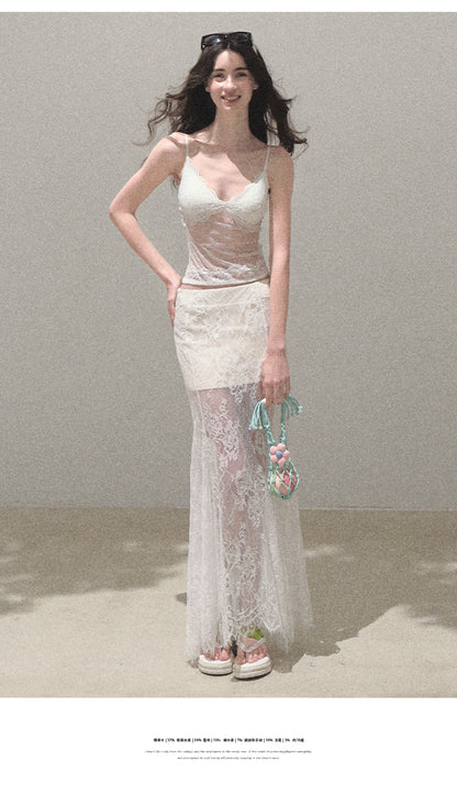 Lace Sheer Bra Top