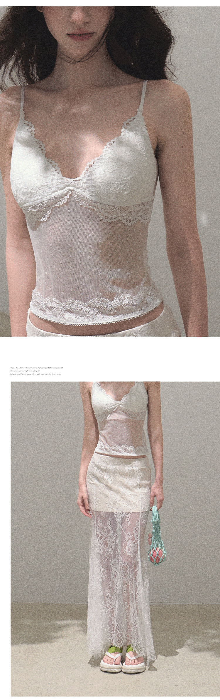 Lace Sheer Bra Top