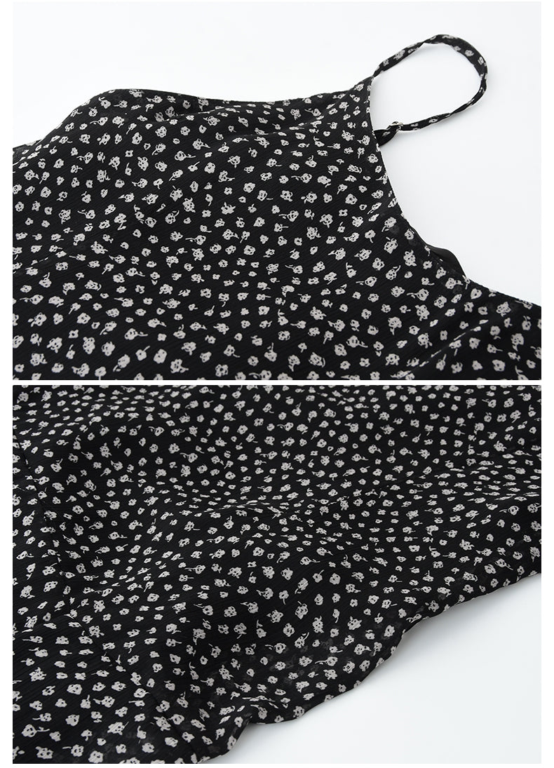 Floral Cami Dress With Adjustable Straps