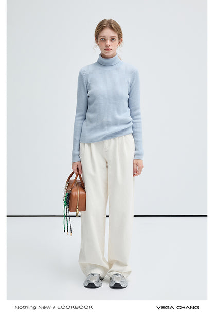 Cashmere Blend Slim-Fit Turtleneck Sweater