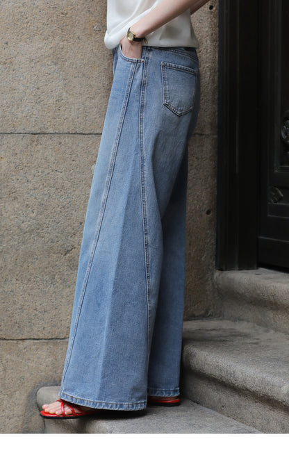 High Waist Wide-Leg Jeans