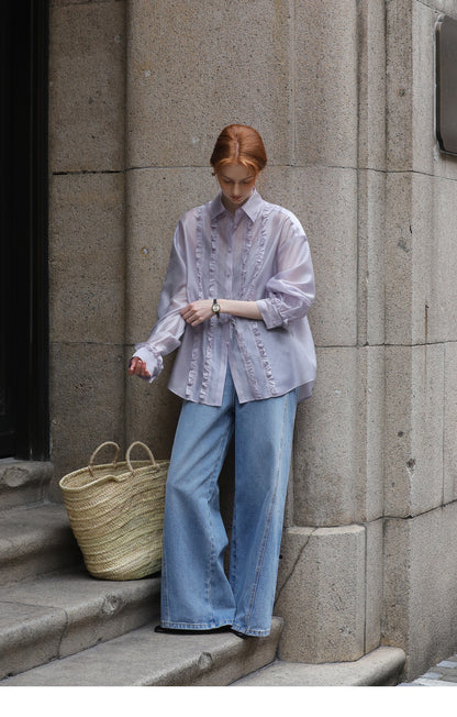 High Waist Wide-Leg Jeans