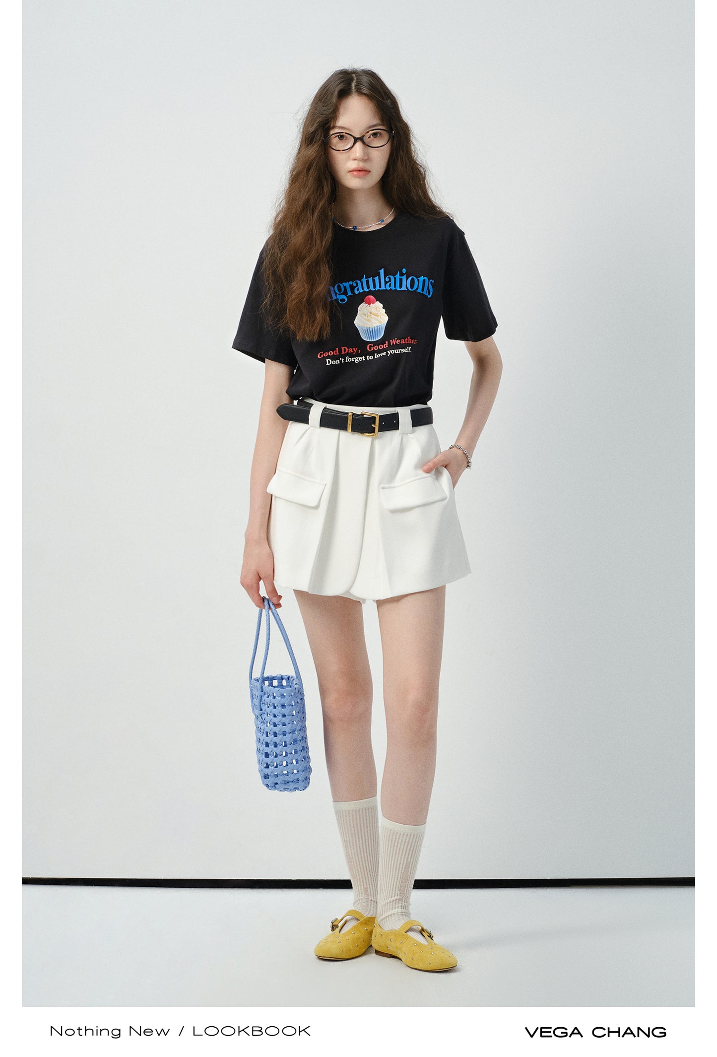 Cotton T-Shirt With Cupcake Print