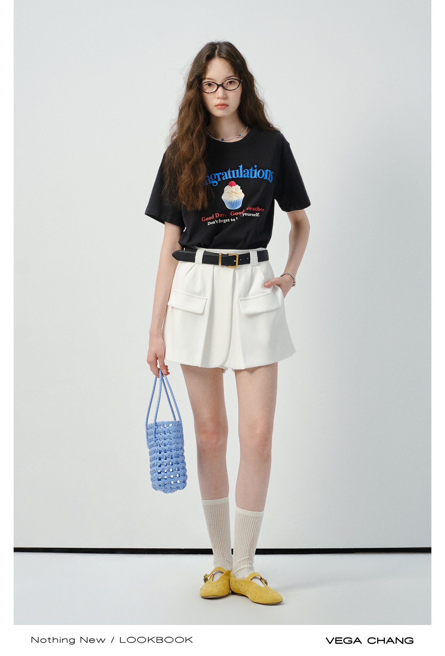 Cotton T-Shirt With Cupcake Print