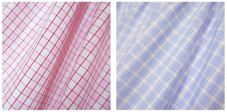 Peter Pan Collar Puff-Sleeved Checkered Dress
