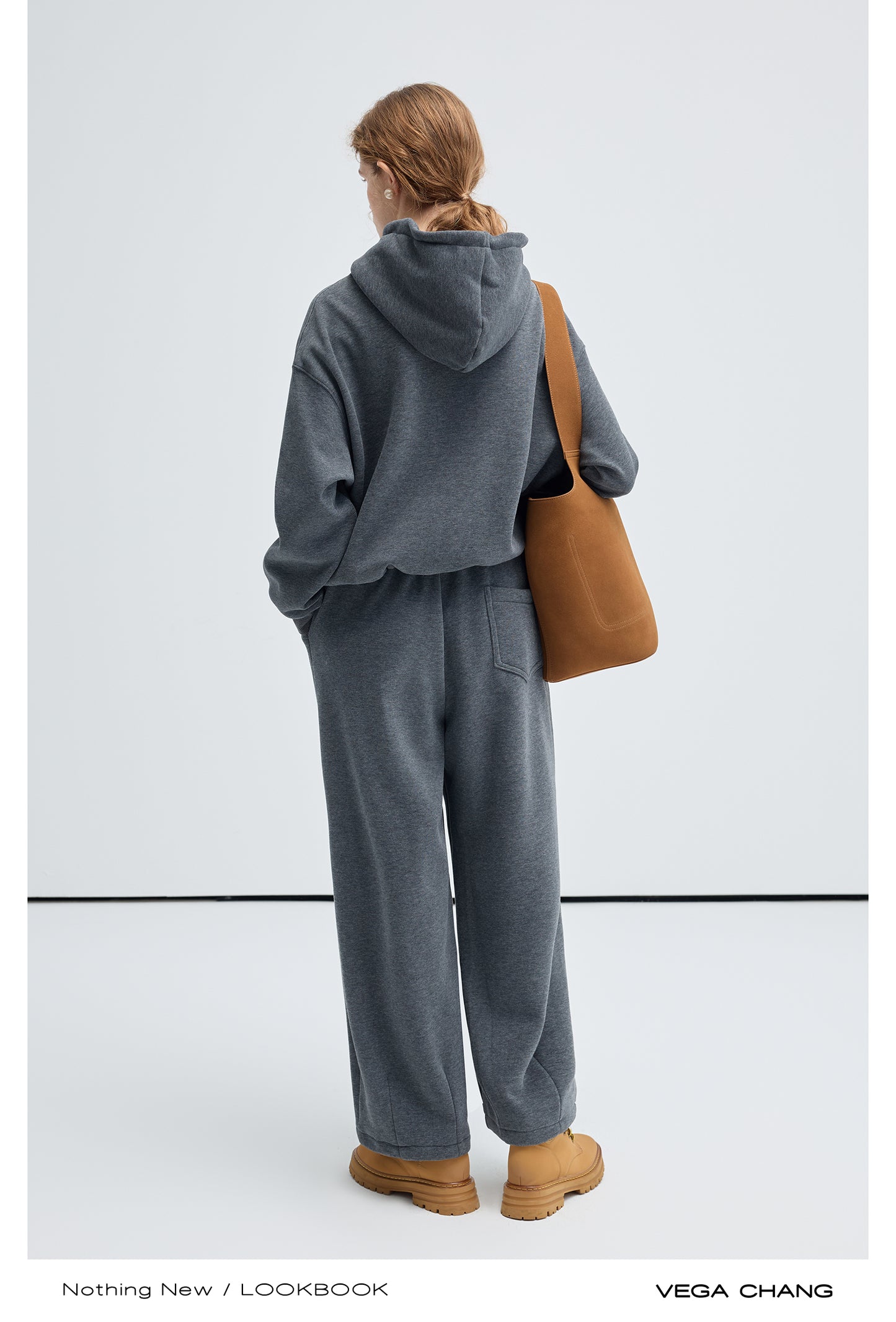 Relaxed Fit Cotton Blend Hoodie And Matching Pants