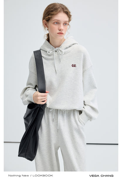 Relaxed Fit Cotton Blend Hoodie And Matching Pants