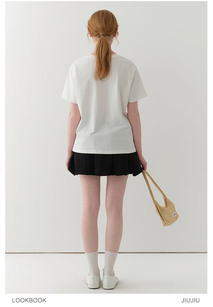 Illustration-Printed Cotton T-Shirt