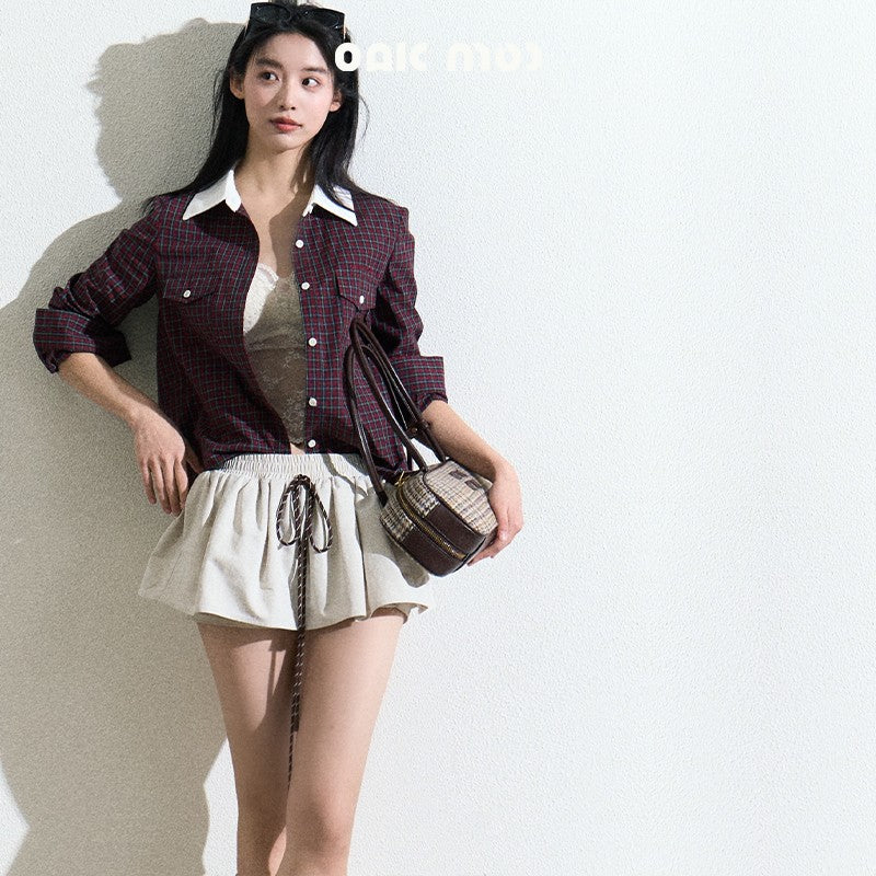 Classic Checkered Button-Up Shirt
