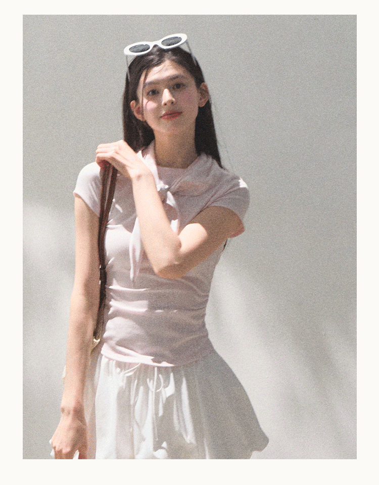 Bubble Hem Mini Skirt In Two Styles