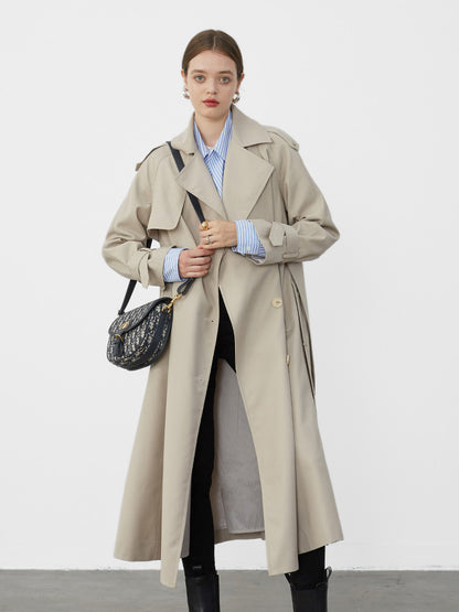 Classic High-Quality Double Breasted Trench Coat