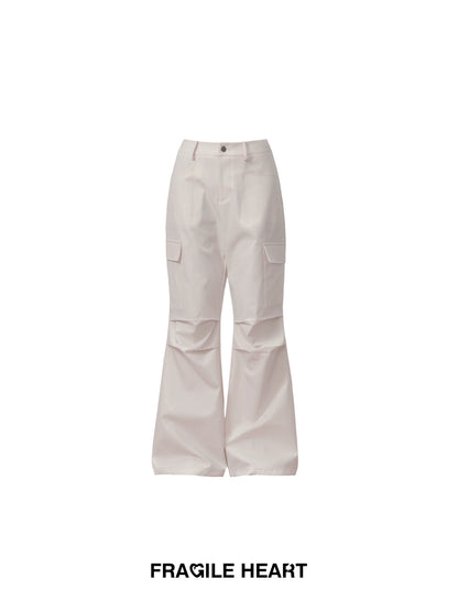 Y2K Cargo Buggy Flared Parachute Pants