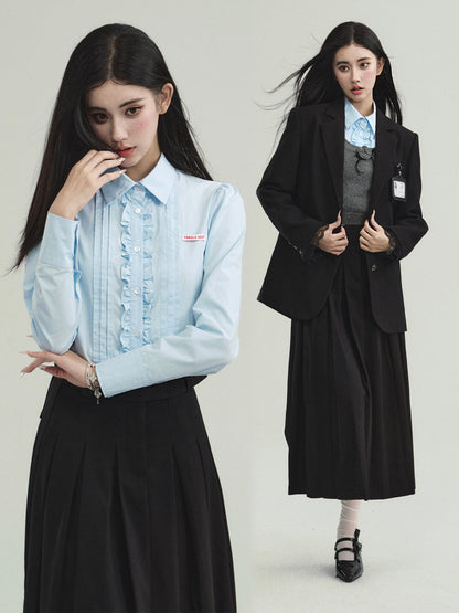 Law School Style Shirt, Skirt, Vest, Jacket