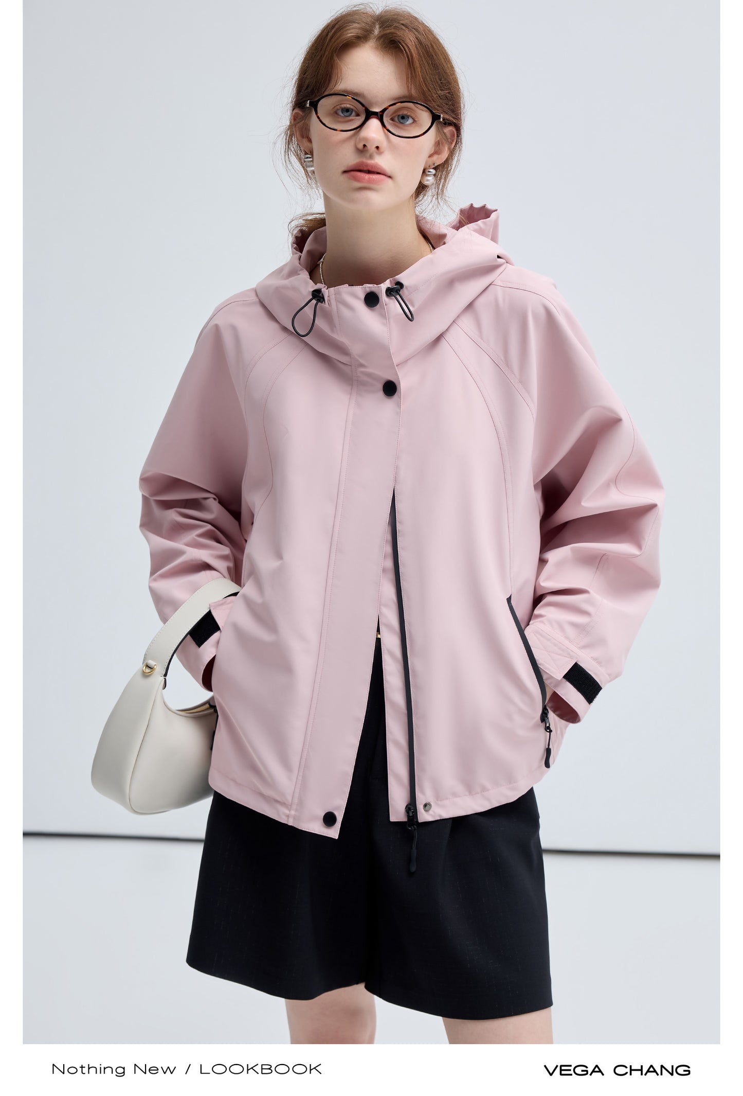 Casual Sporty Outdoor Drawstring Hooded Jacket