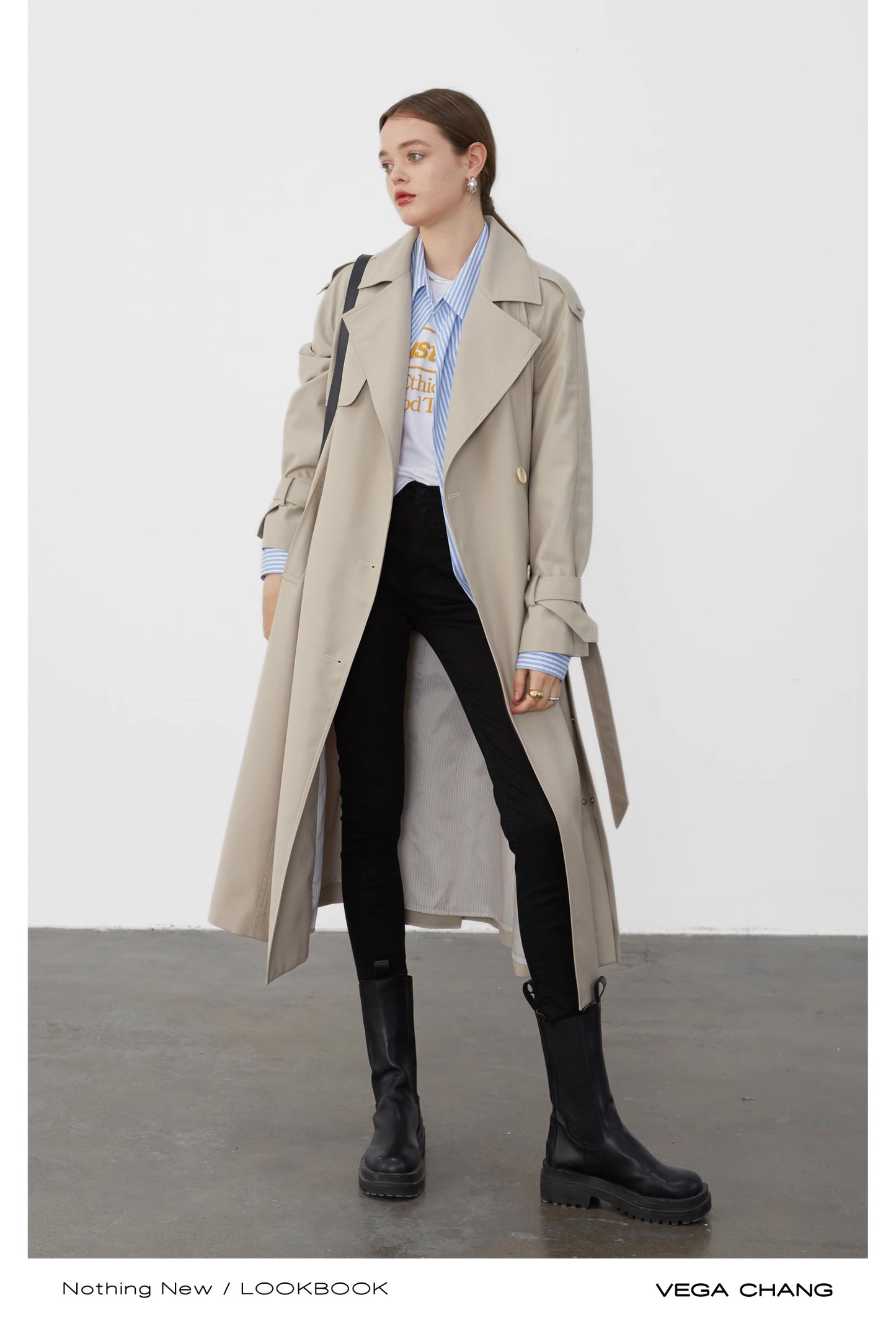 Classic High-Quality Double Breasted Trench Coat