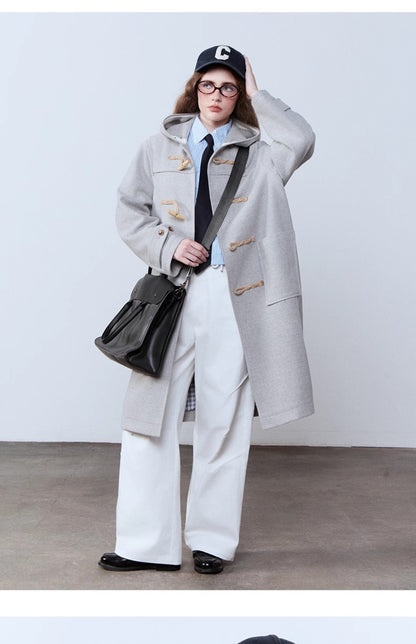 Classic Toggle Hooded Duffle Coat