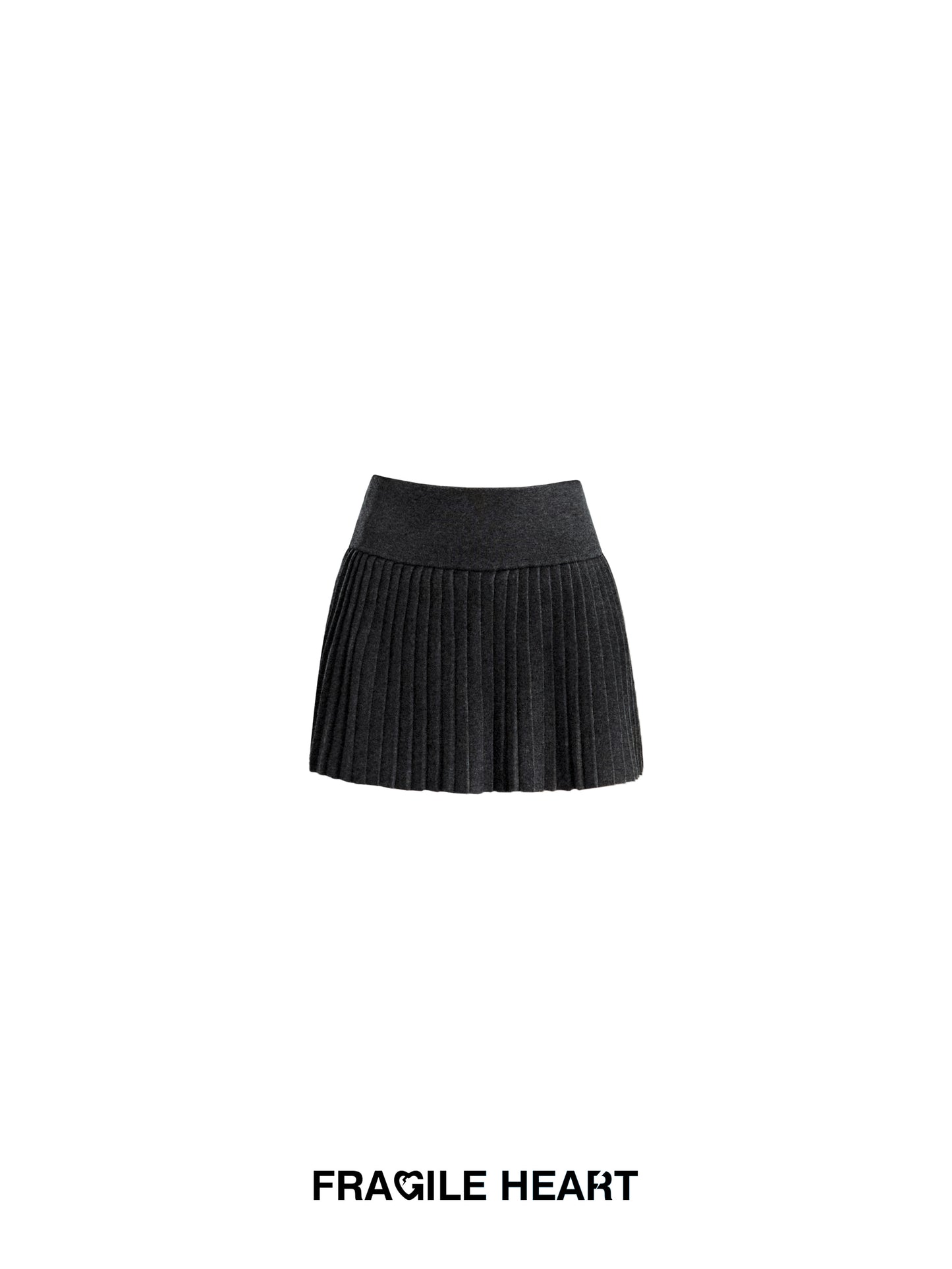 Fitted Rib Knit Cardigan, Pleated Skirt, Vest