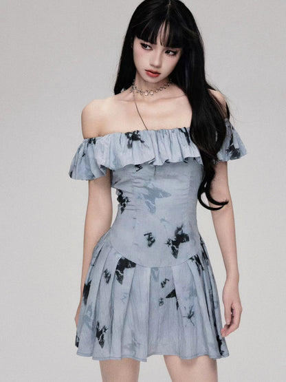 Off Shoulder Butterfly Dress In Short And Long