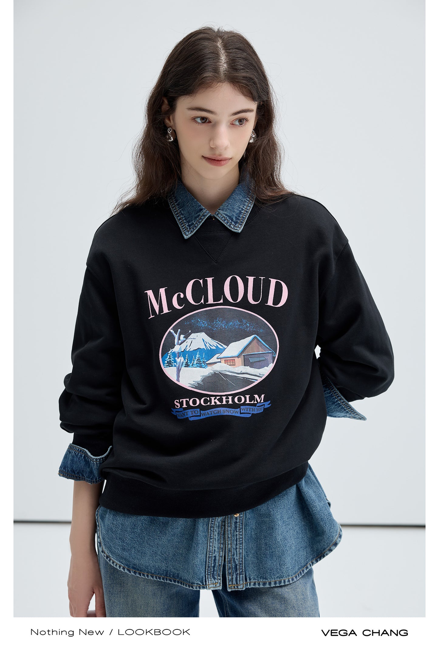 Relaxed Fit Cotton Print Sweatshirt