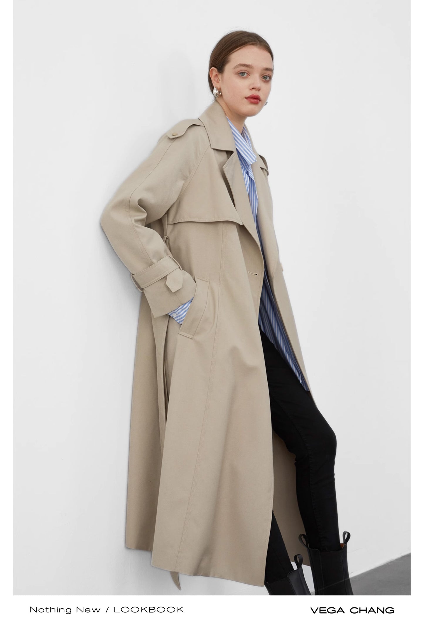 Classic High-Quality Double Breasted Trench Coat