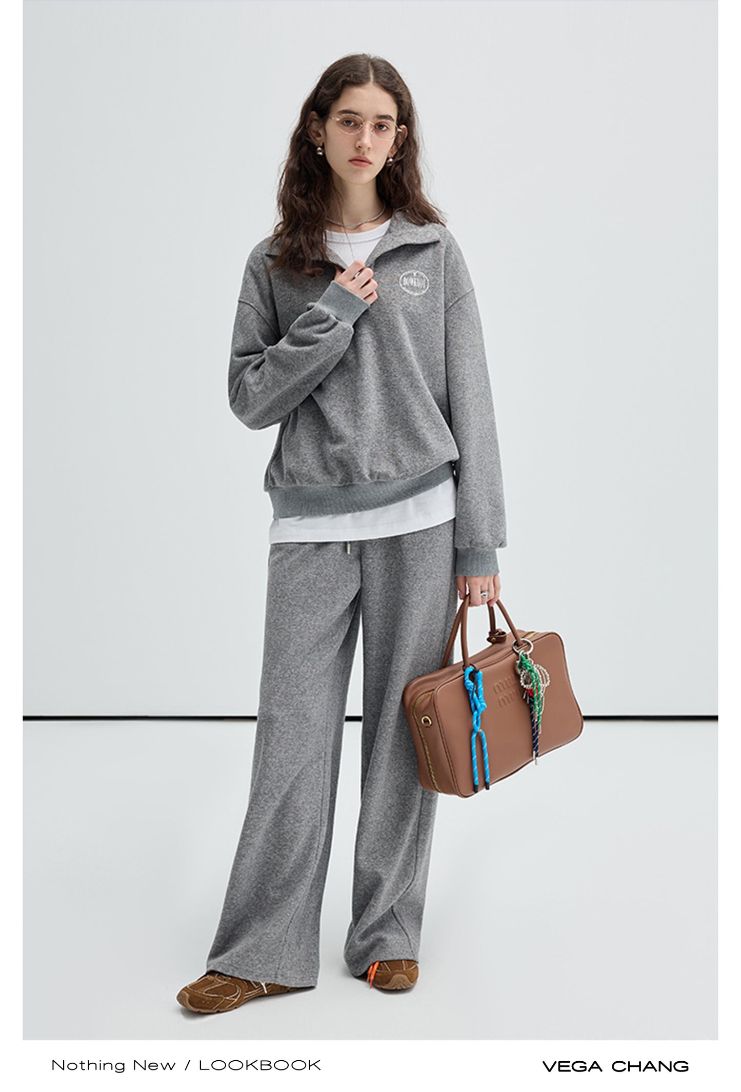 Relaxed Fit Henley Sweatshirt And Matching Pants