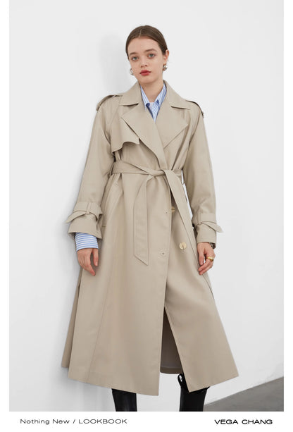 Classic High-Quality Double Breasted Trench Coat