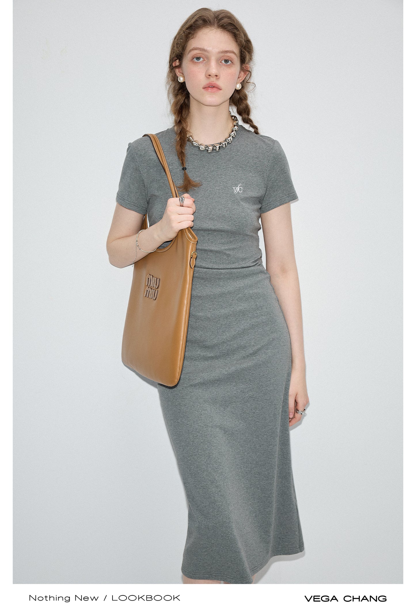 Ruched Waist Slim Fit T-Shirt Dress