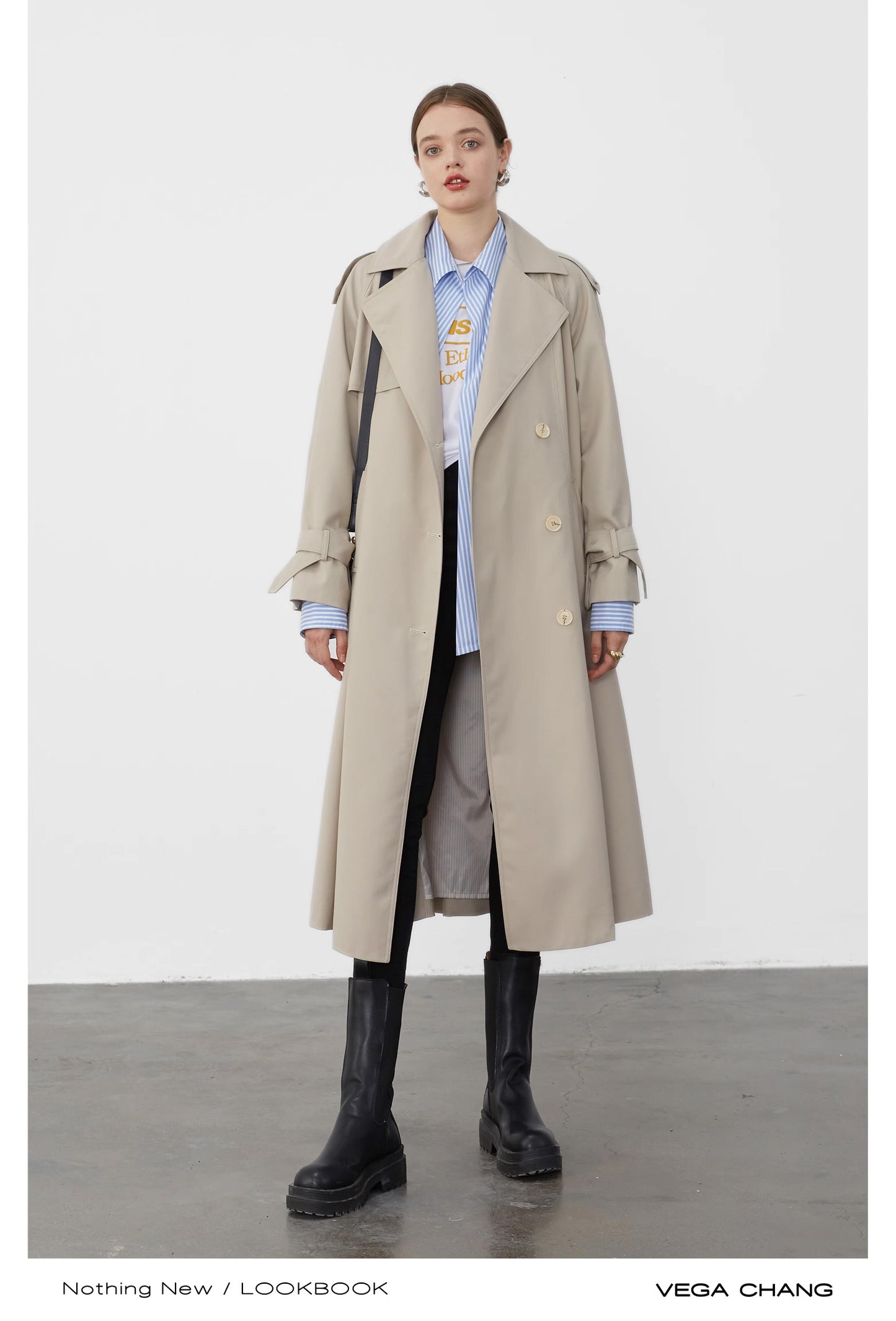 Classic High-Quality Double Breasted Trench Coat