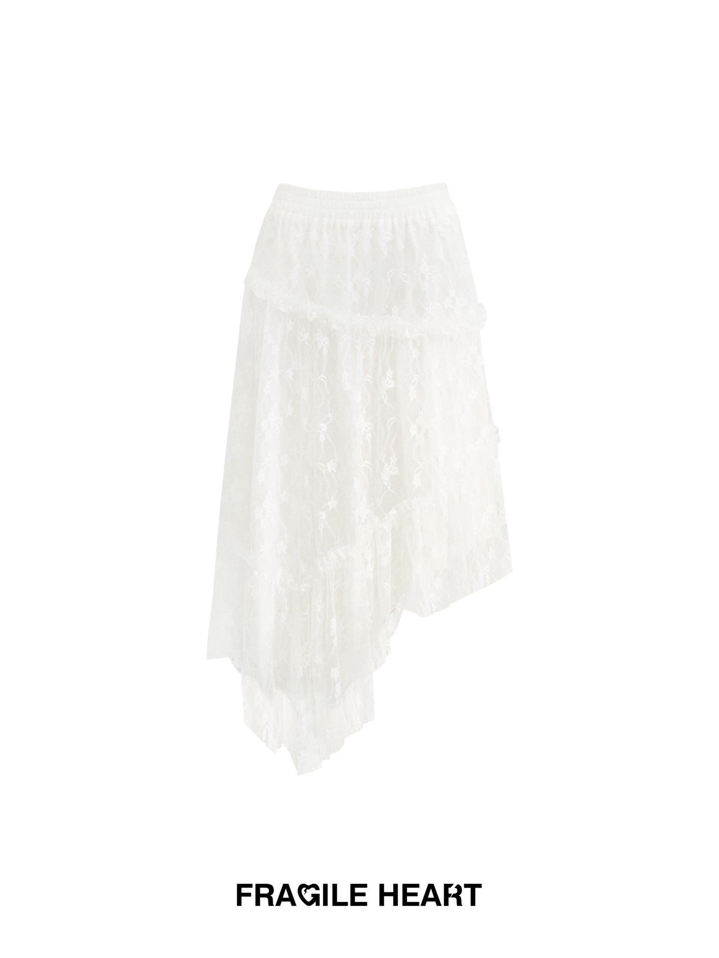 Letter Print Top, Draped Mini Skirt, Lace Skirt