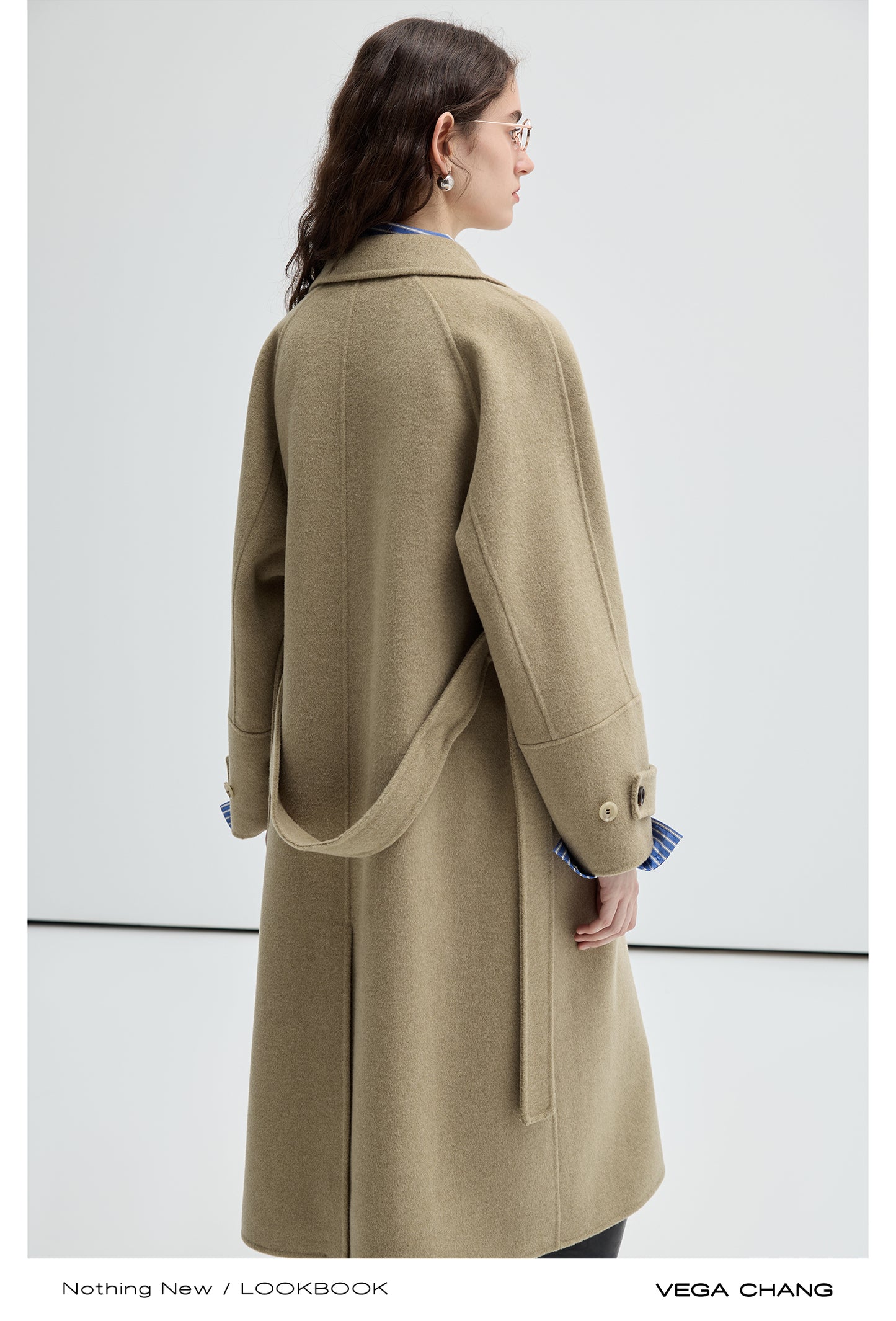 Classic Double-Breasted Woolen Coat