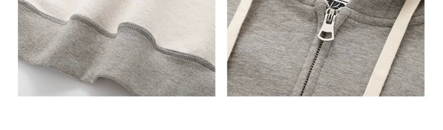 Dual Closure Thick Cozy Hooded Sweatshirt