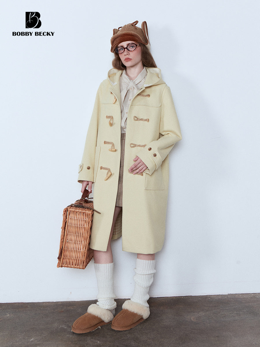 Classic Toggle Hooded Duffle Coat