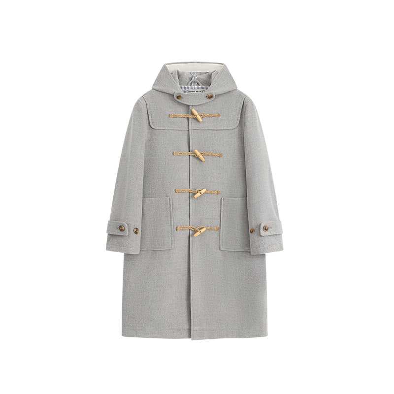 Classic Toggle Hooded Duffle Coat