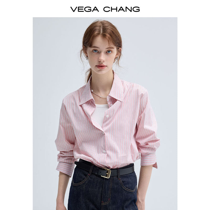 Classic Crisp Striped Cotton Shirt