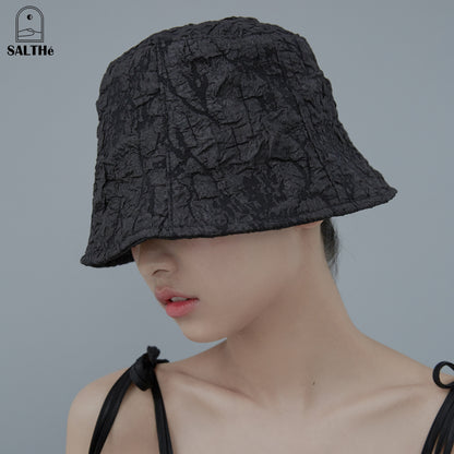 Wrinkle Textured Bucket Hat