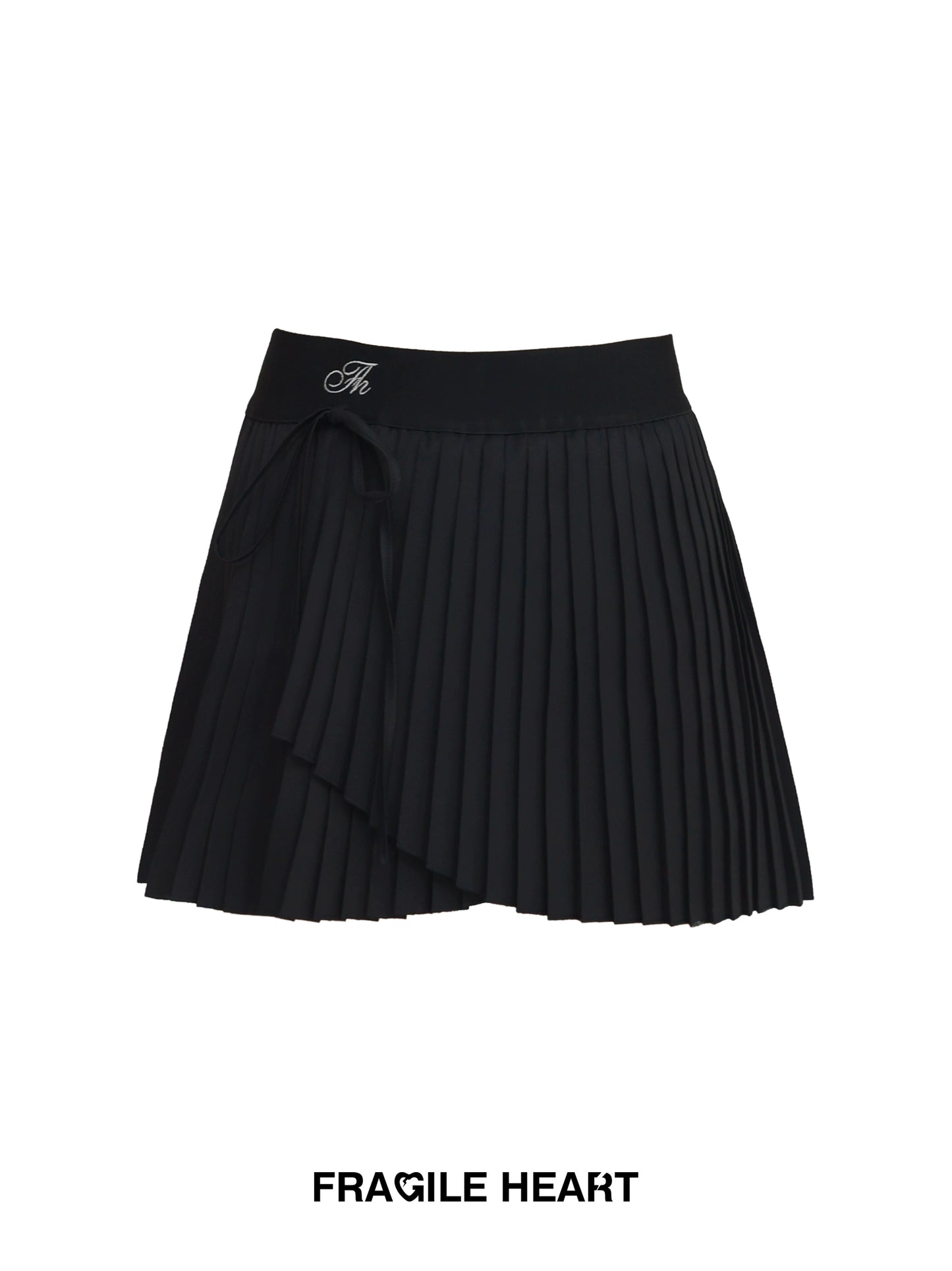 Accordion Pleated Wrap-Style Short Casual Tennis Skirt