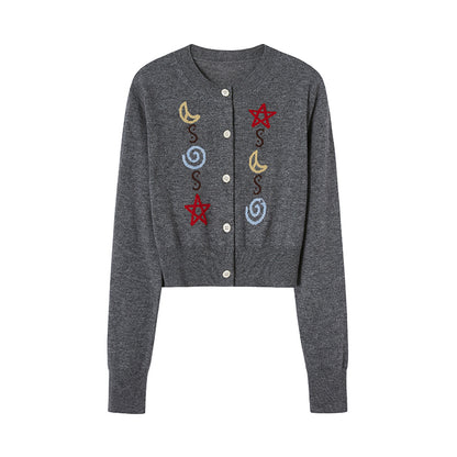 Star & Moon Slim Fit Soft Knit Cardigan