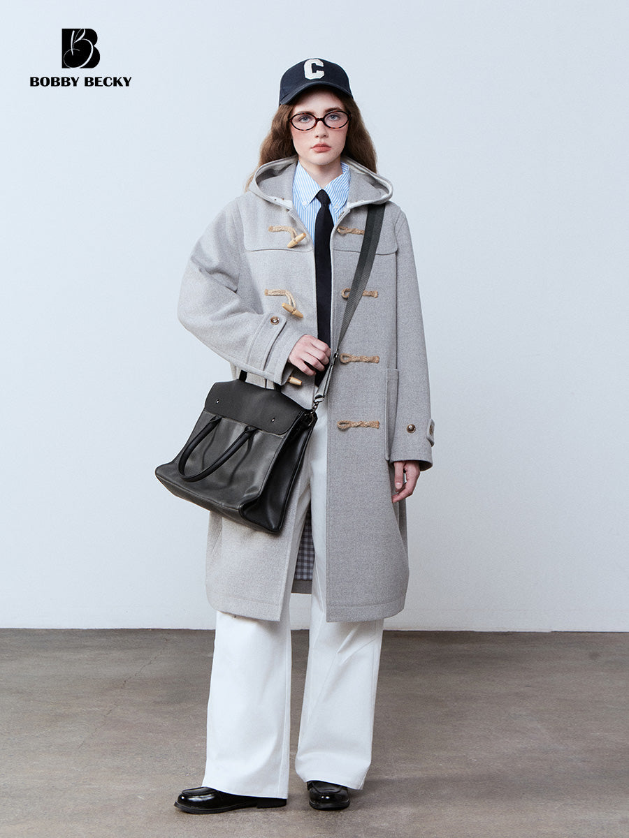 Classic Toggle Hooded Duffle Coat