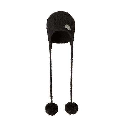 Soft Bouclé Pom Pom Bonnet