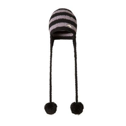 Soft Bouclé Pom Pom Bonnet